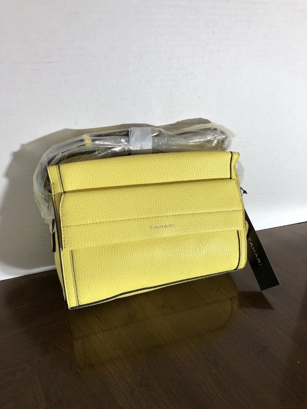 Tahari Charlie Daffodil Crossbody 9” x 6.5” x 2”
